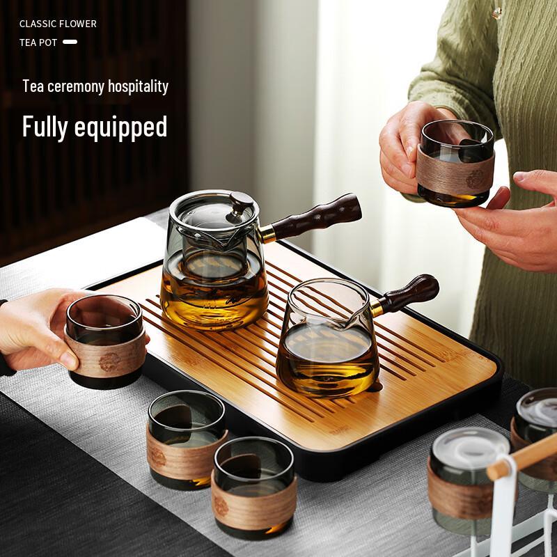 Shangqi 8-Piece Glass Tea Set