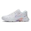 Li Ning Shiguang Fabric Synthetic Leather Retro Reflective Non-Slip Wear-Resistant Breathable Low-Top Running Shoes Women Sneaker ARXT008-1
