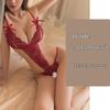 Yi Yue Lingerie Sexy Lace Open Crotch Bodysuit Pajamas Set 8458