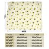 Bee in honeycomb and flowers Flannel Blanket  Super Soft Bedding Throws for Living Room Travel Office Bedspread Sofa Bed Cover
