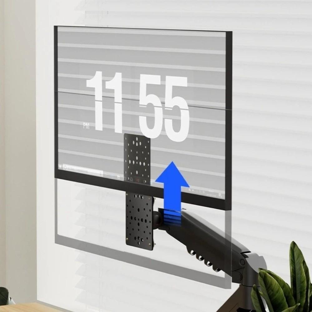 Metal Computer Display Rack Adjustable Hanging Bracket Height Increasing Plate For 13-27 Inches