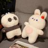 Animal Cartoon Frog Rabbit Plush Toy Cute Pig Panda Doll Children Festivals Gift