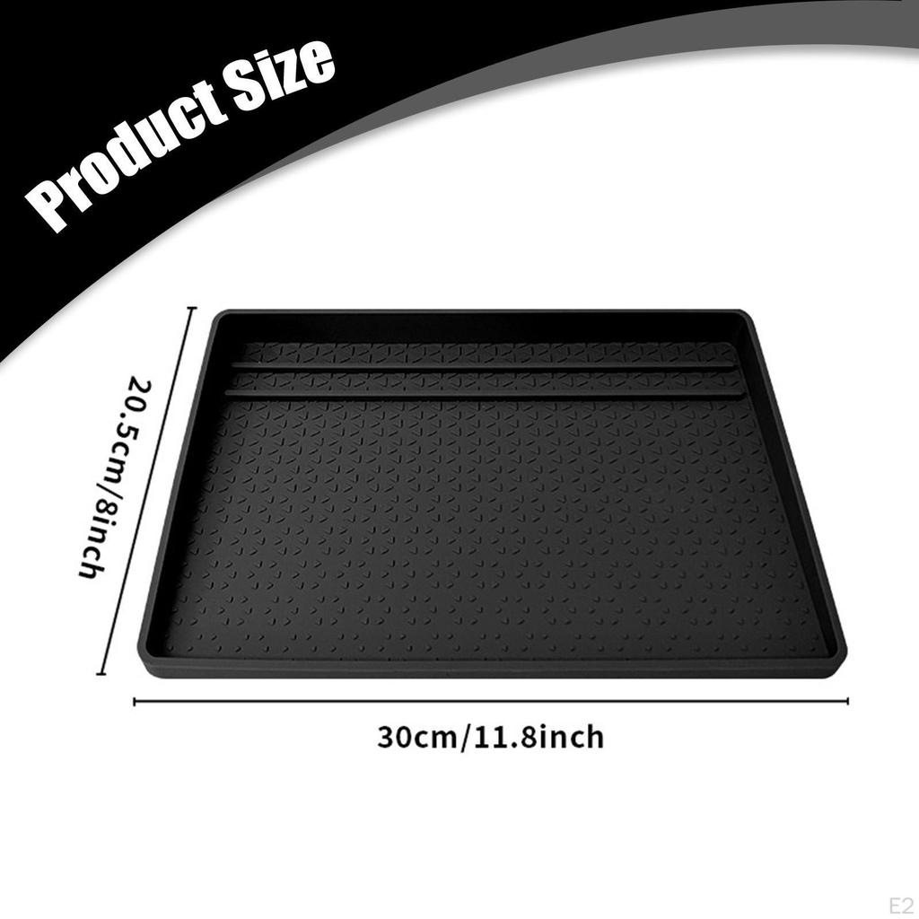 Coffee Machine Mat Silicone Maker Pad Heat Resistant Bar Reusable Table Soft Non Slip