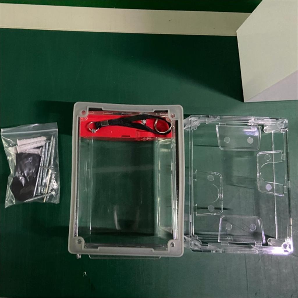 2026 New  Cover Manual Call Point Waterproof Cover Fire Switch Emergency Button Waterproof Protective Cover