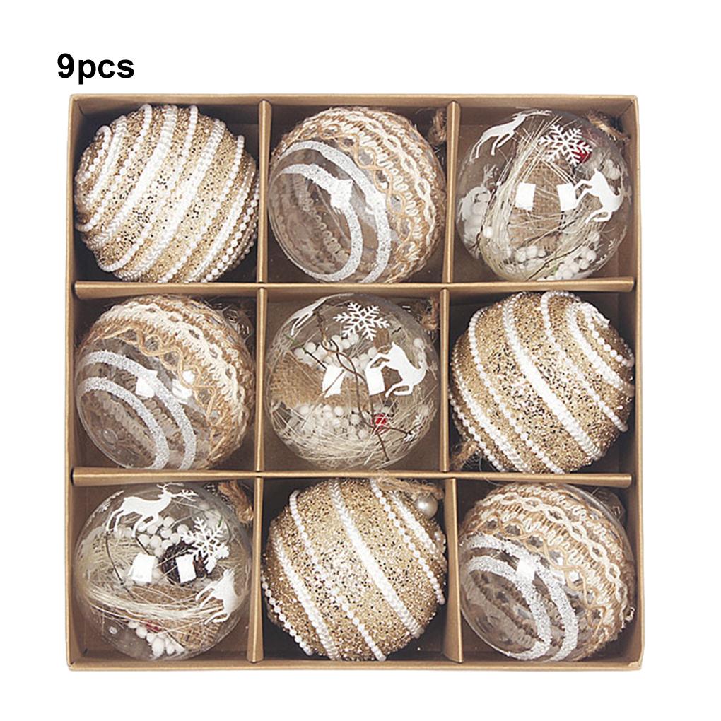 Weihnachtsdekoration Transparente Kugel Ornamente Hängekugeln Für Feiertagspartys Baumschmuck