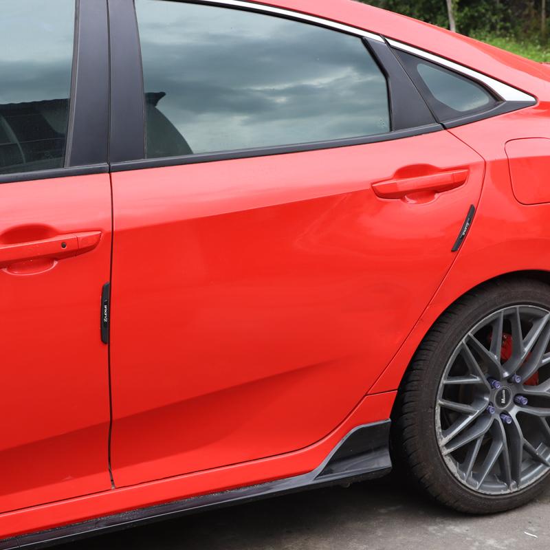 4Pcs Car Door Rearview Mirror Protector Stickers Rubber Anti-Collision Strip For Lexus F SPORT GX460 Ct200h IS250 ES 220D IS200 ACY1