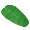 Green Faux Banana Leaf Tropical Drink Cup Coasters Dining Table Mats Green Plants  Table Decoration