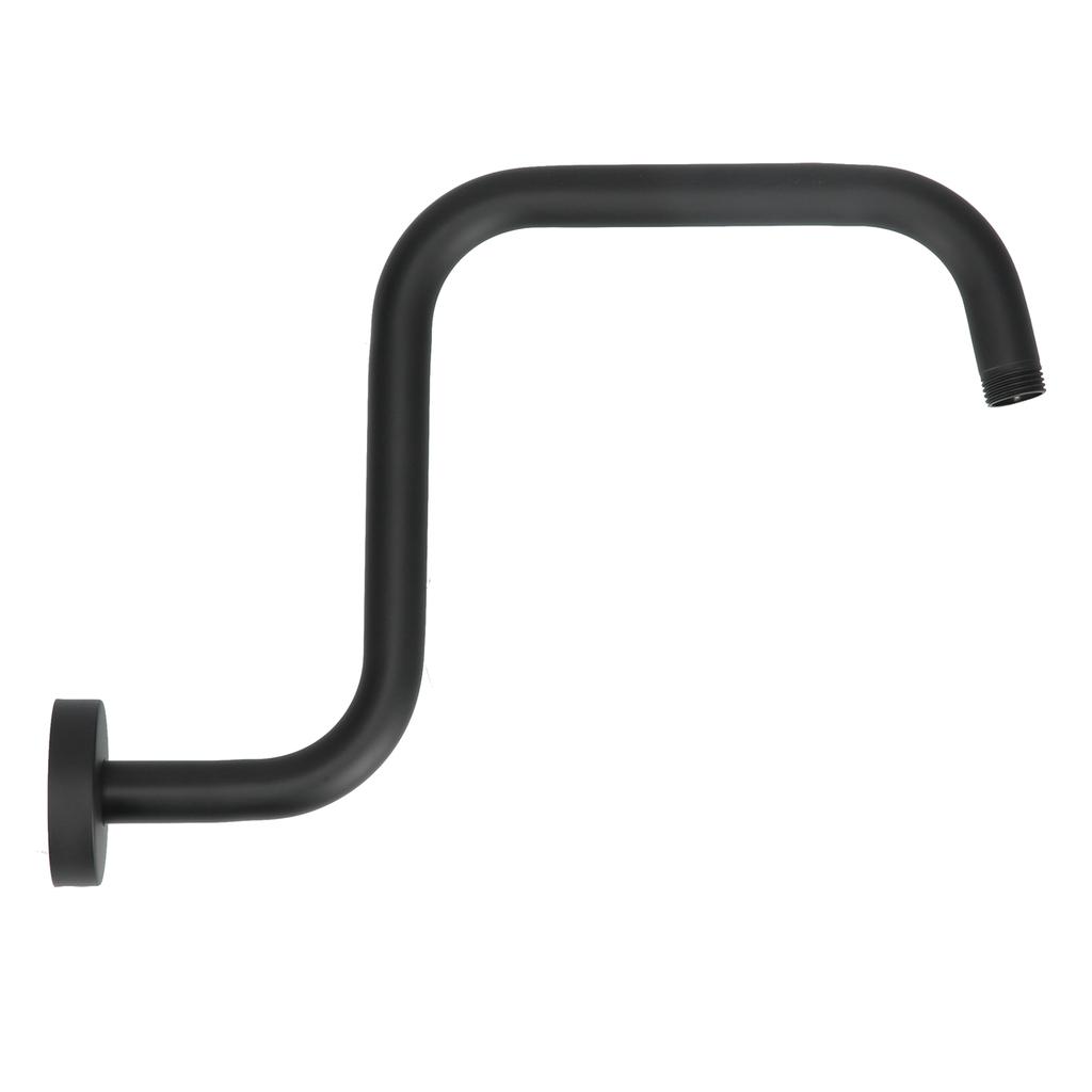 13 Zoll S-Form Duscharm Amerikanischer Edelstahl Duschkopf Steigrohr Verlängerung Halterung Badezimmer