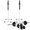 vidaXL Dumbbell Rack with Dumbbell and Weight Set 30.5 Kg