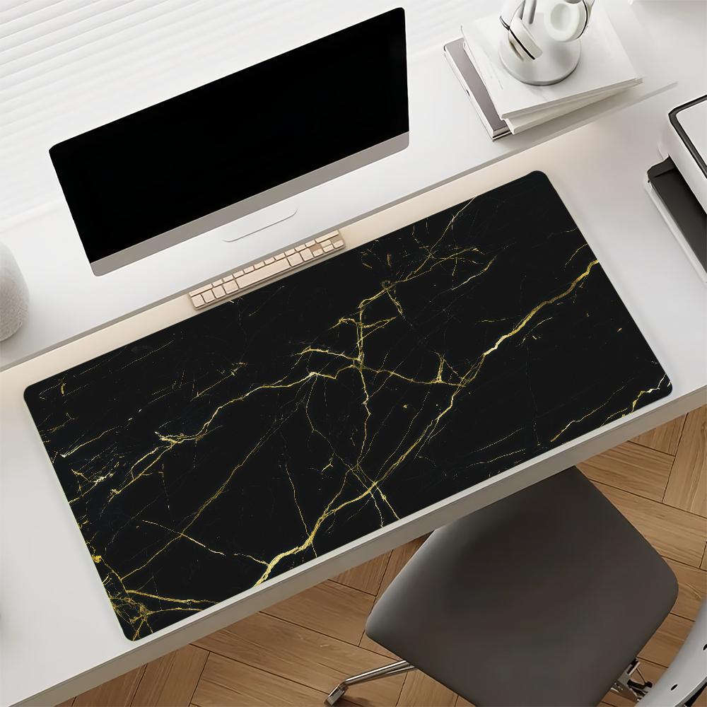 Art Marble Mouse Pad Non-slip Rubber Gamer Balance Computer Mat Decoracion Deskmat Laptop Office Large