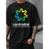 European Sizes Men'S T-Shirt with a Trendy Self-Deprecating Style Featuring a Star Logo Print from Centrelink