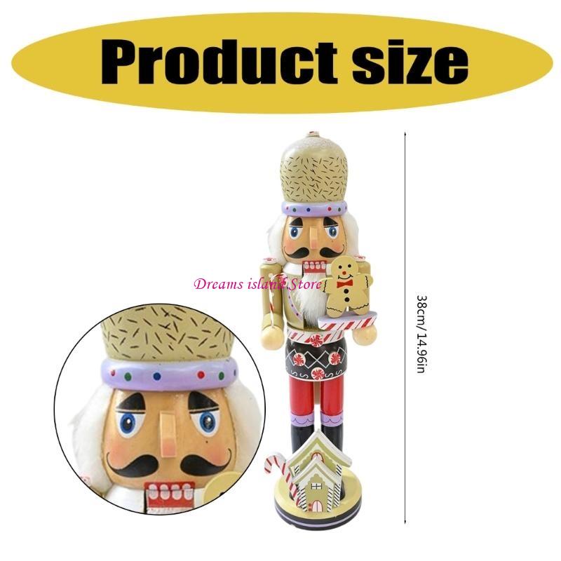 Festival 38cm Nutcrackers Soldier Festival Nutcrackers Decoration Soldier Figure for Christmas Centerpieces HX6C