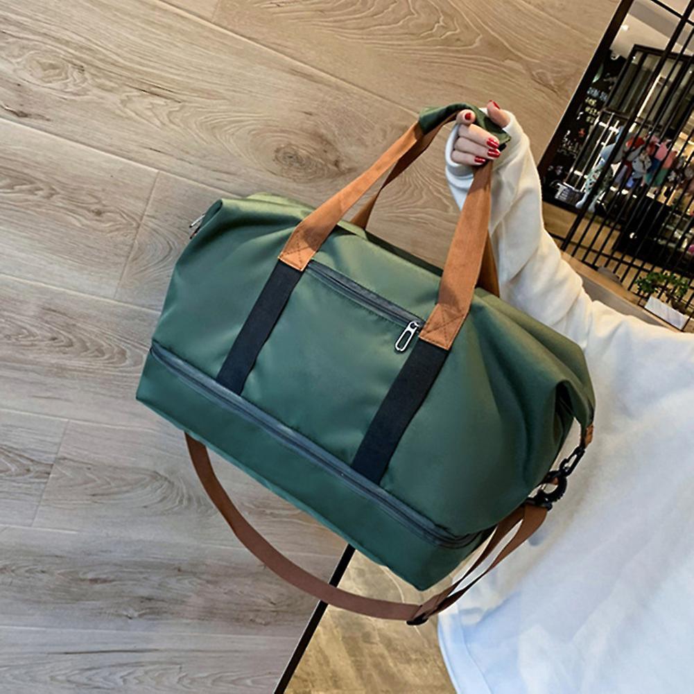 Color Matching Wet Dry Separation Sports Bag Multipurpose Waterproof Crossbodys Bag for Camp Business Trip