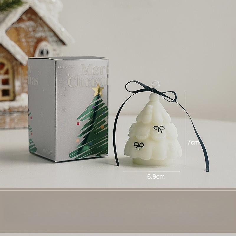 Y Christmas Tree Scented Candle Atmosphere Souvenir Handmade Home Fragrance Candle Simulation Cartoon Candles Christmas Gift