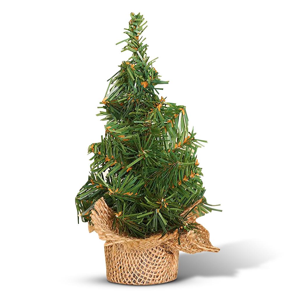 

Mini Christmas Pine Tree Tabletop Xmas Decor Desktop Home Art Craft Ornament