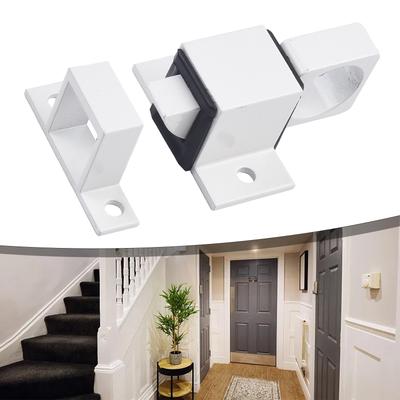 White Utomatic Latch 47.5*22mm Aluminum Alloy Door Latch
