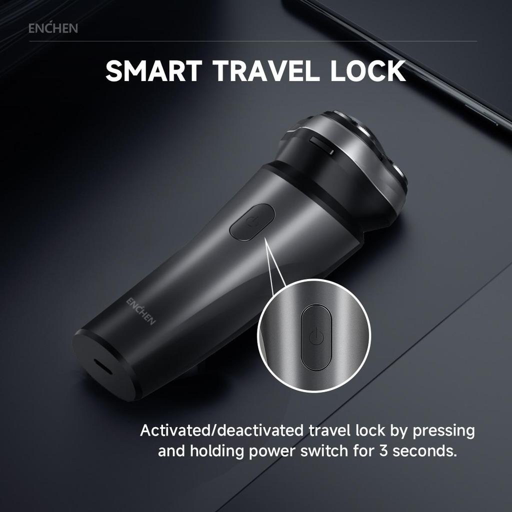 Xiaomi ENCHEN Blackstone Max Electric Shaver 3D-Direction Flex Heads Waterproof With POP-UP Precision Trimmer