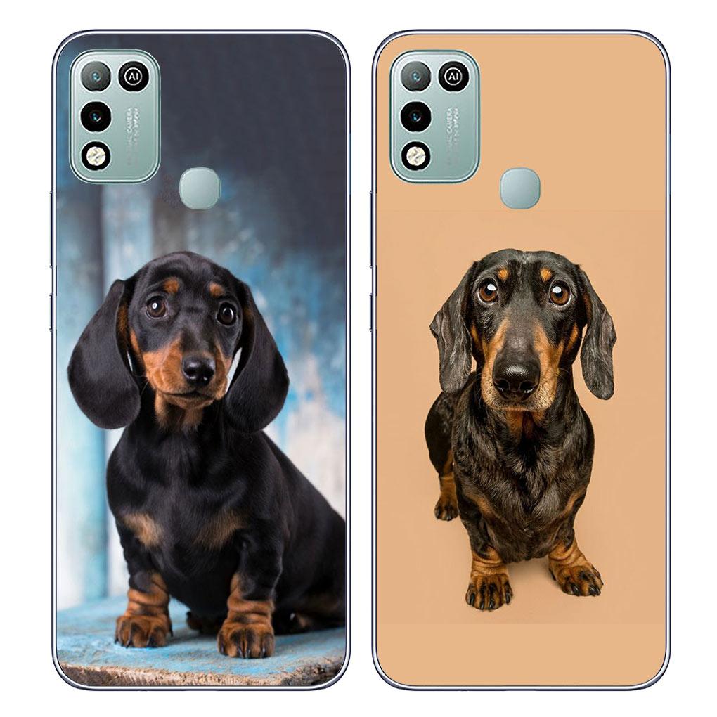 Animal Lovely Dachshund Dog Phone Cover for Motorola Moto G13 G14 G53 G54 G62 G72 G82 G84 E13 E20 G42 G32 G23 G22 Soft Case