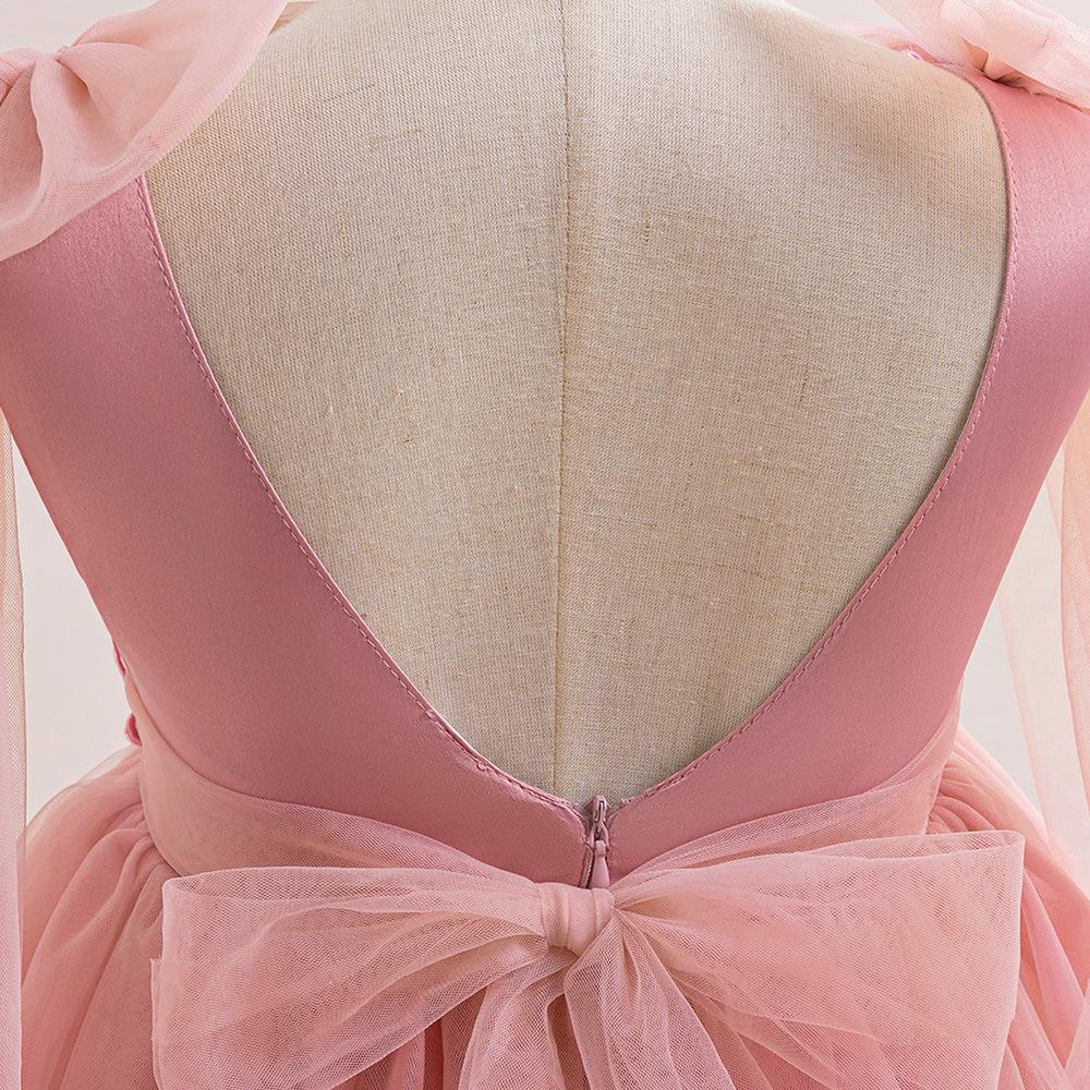 Flower Girls Dress for Wedding Party Child Princess Pageant Long Gown Kids Dresses for Girls Formal Evening Dress