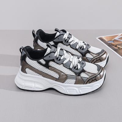 Herbst 2025 neue koreanische Version atmungsaktive Dad-Schuhe Studentin Freizeit-Sportschuhe Damen Plateau erhöhend Laufschuhe im Trend