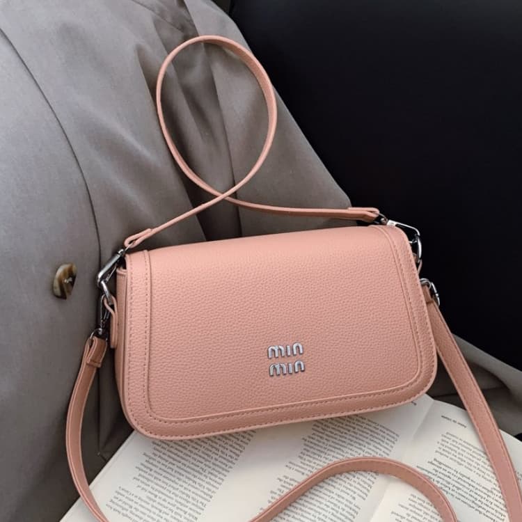 

Simple textured small square bag women s shoulder messenger bag