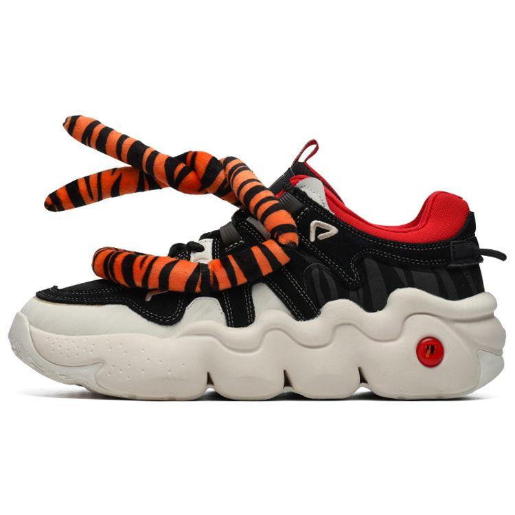 Fila Panini Fashionable Comfortable Casual Shoes Men Sneakers Black Cream F12M216123FBG