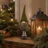 Durable Resin Craft Gifts Vintage Farmhouse Gnome Figurine, Dangle Leg Statue Rustic Tabletop Desktop Display Figurines Ornament for Fall Thanksgiving