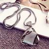 Geometry Pendant Necklace Sweater Long Chain Necklace Jewelry