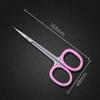 Stainless Steel Curved Tip Cuticle Scissors Dead Skin Remover Nail Art Cuticle Cutter Profession Manicure Tools Eyebrow Tools