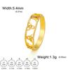 Trinity Triquetra Celtics Knot Rings Stainless Steel Gold Finger Ring Talisman Amulet Jewelry Gift for Women