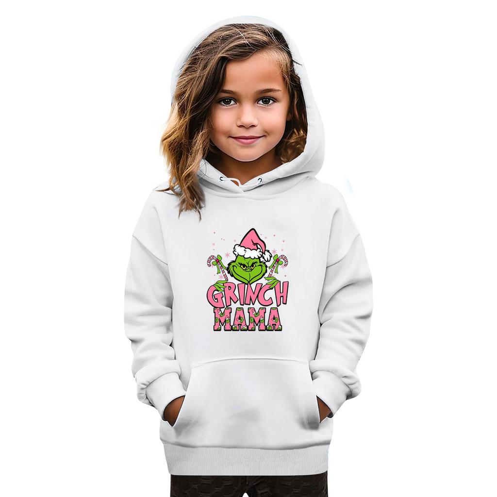 Sweatshirts For Teen Girls Hoodies Long Sleeve Drawstring Pullover Cute Oversized Hoodie Christmas Day
