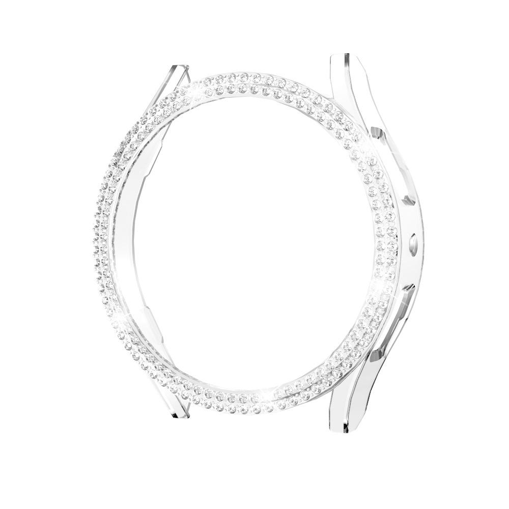 Diamond-Studded Hollow PC Protective Case for Samsung Galaxy Watch7/6/5FE (40/44mm)
