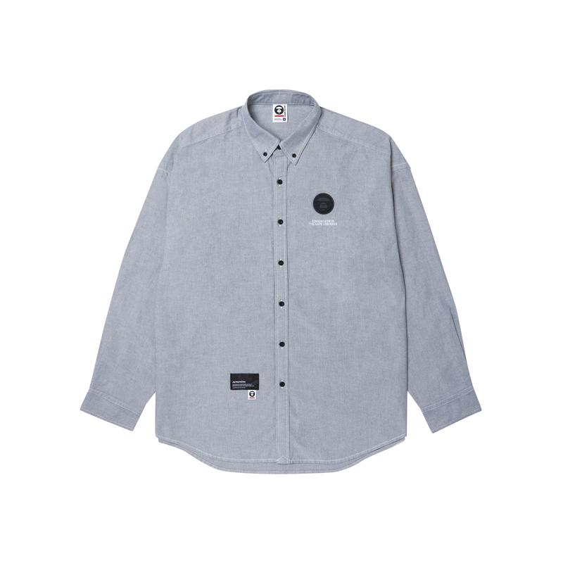 Aape By *A Bathing APE® Logo patch Cotton Shirt AAPSTM8457XXL