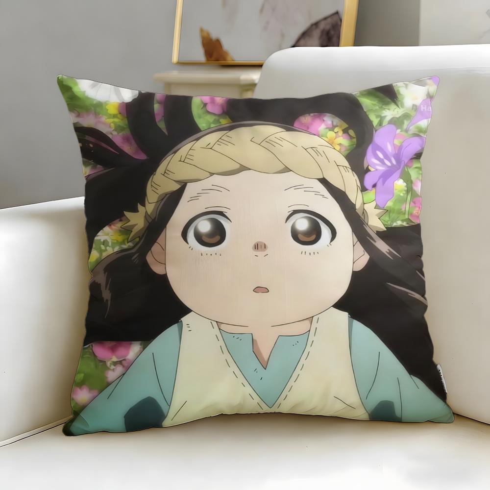 Popular Anime To Your Eternity Season Cushion Cover Soft & Easy-Wash Pillow Case – Versatile for Couch, Bed, Travel and Office