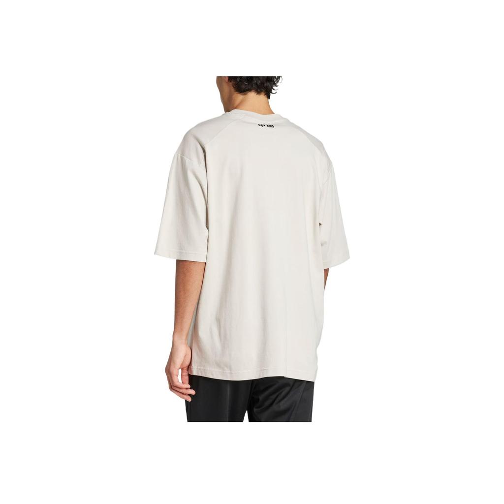 adidas Men's China Panda Print Short Sleeve T-Shirt Off White JZ3289