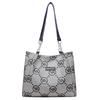 Leisure Tote Bag, European and American Fashion Retro Printed Handbag, Large Capacity Classic Versatile Shoulder Bag