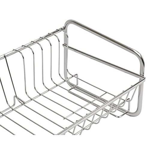 Pearl Metal Silicone Draining Basket, Slim, Stainless Steel, BUNO HB-3282