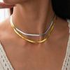 Stainless Steel Snake Chain Necklace: Elegant, Versatile Choker for Women