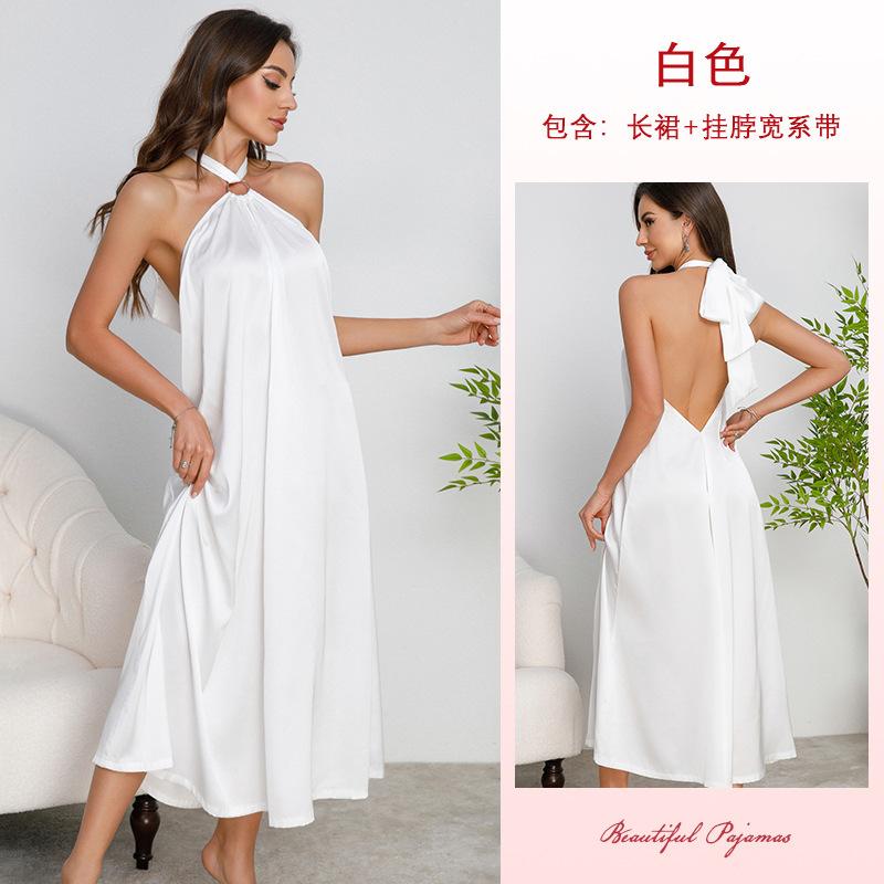 French dinner dress dress high-end light luxury neck dress women s high-end halter dress multi-color optional 888 S