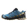SALOMON XA Pro 3D V8 Mesh, Textile, Leather Abrasion Resistant Low top Running Shoes Men's Blue Black 414399