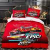 Cartoon Car Bedding Set 3 Piece Set 1 Duvet Cover + 1/2 Pillowcase 3D Kids Cute Home Bedroom Decoration comforter sets
