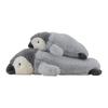 Livheart Mini Cushion Penguin Fluffy Armrest Plush Toy "Kutattobiyori" (Total Length Approx. 28cm) 47112-74