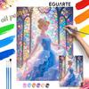 Princess Oil Painting Hand Painting Coloring Painting Handmade Diy Home Decoration Gift