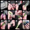 Duals Forms Acrylic Nail System UV Gel Nail Mold Full Cover Fasle Nail Tips Nail Form French Extension Tips Stickers