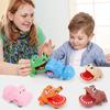 Baby  Pull  Back  Toy Cartoon Crocodile-shaped Bite Hand Toy Mini Pull Back Car Gift