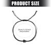 Handcrafted Woven Cord Bracelet with Crucifix Charm Adjustable for Men Stylish Gift Black Minimalist Fashion Bangle