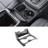 Carbon Fiber Front Water Cup Holder Cover Trim For Honda CR-V CRV 2023 2024 2025