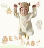YIN OON Baby Clothes for Boys and Long Sleeve Outing Newborn Cute Bear Print Baby Baby Size 66 Open Girls, Fall/Winter, Romper, Coverall, Innerwear,