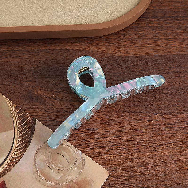 Korean Transparent Candy Jelly Hair Clips: Versatile Claw & Shark Clips for Stylish Hair Buns