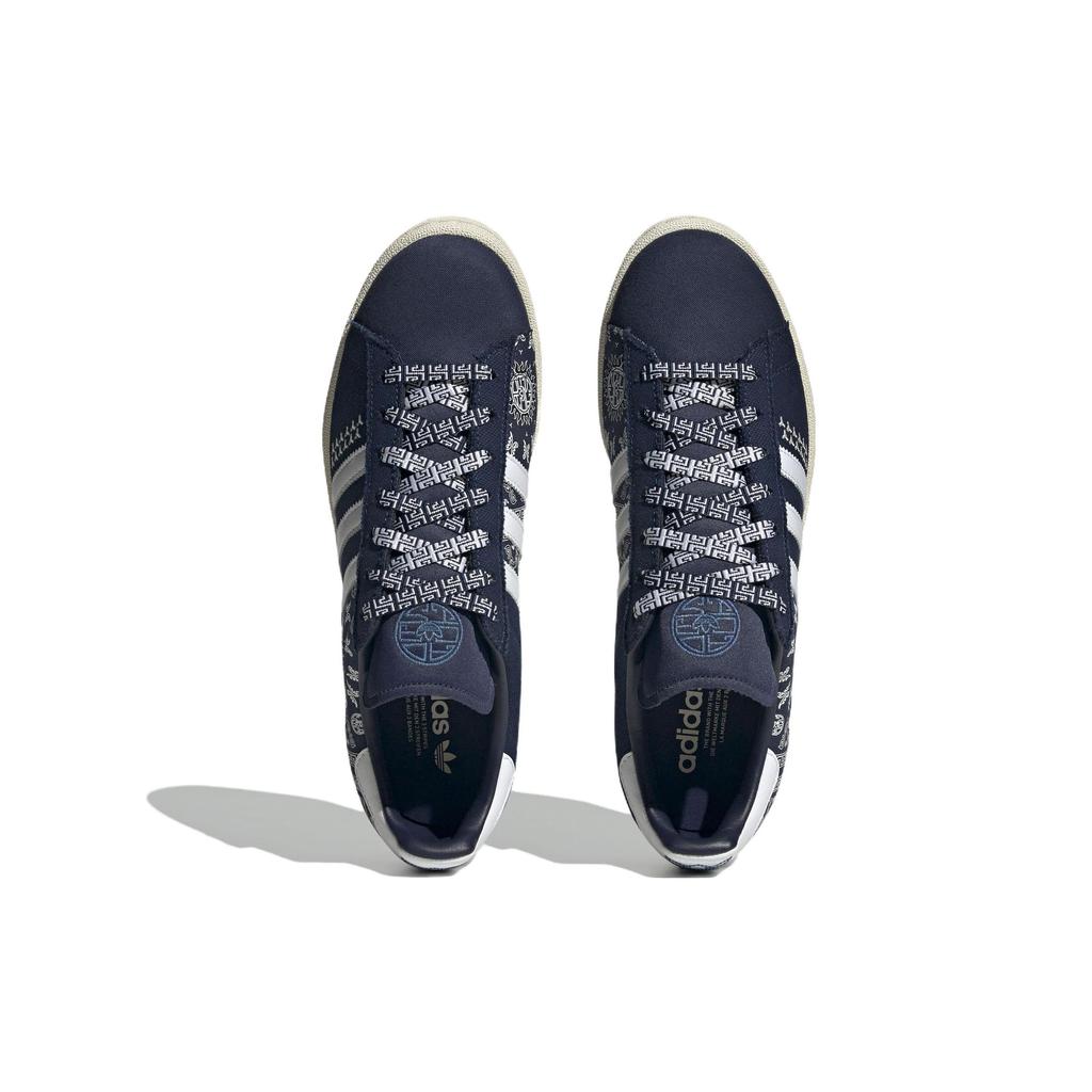 Adidas Campus 80s Peking Opera - Navy Blue Men Sneakers Nin-Dig Footwear-White Off-White IG7955